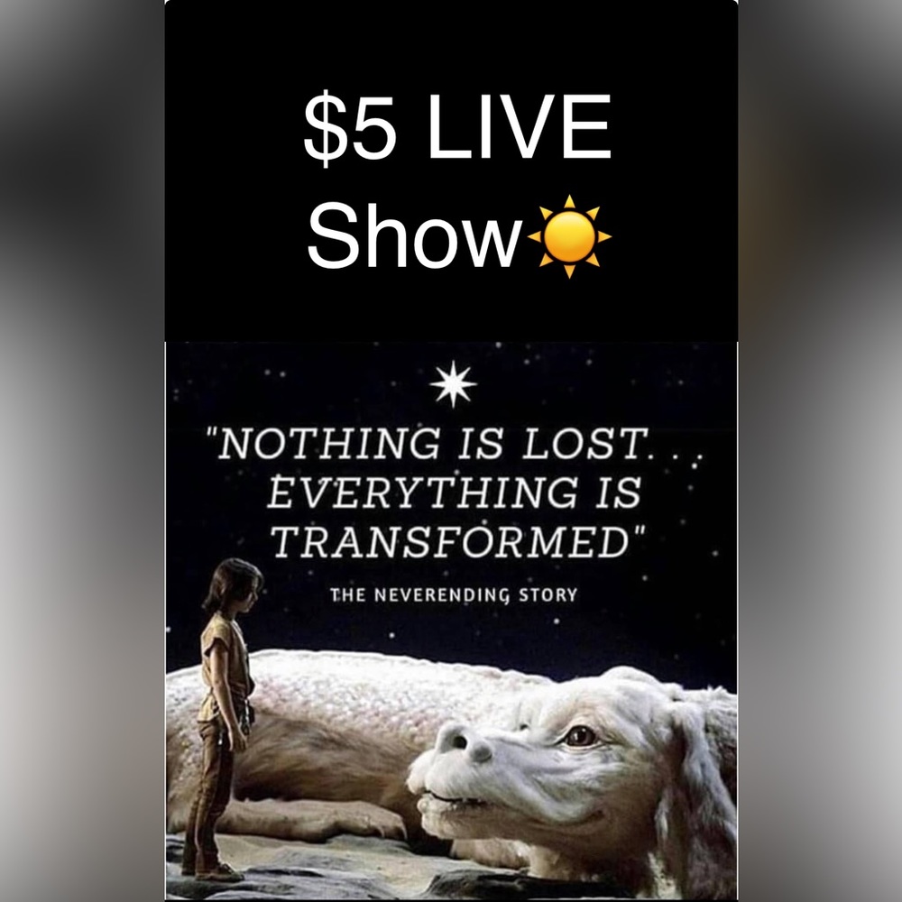 ☀️ $5 Live Show Listing 🙂